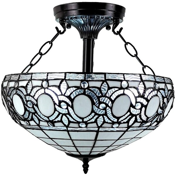  Style Semi-flush Mount Ceiling Fixture Amora Lighting