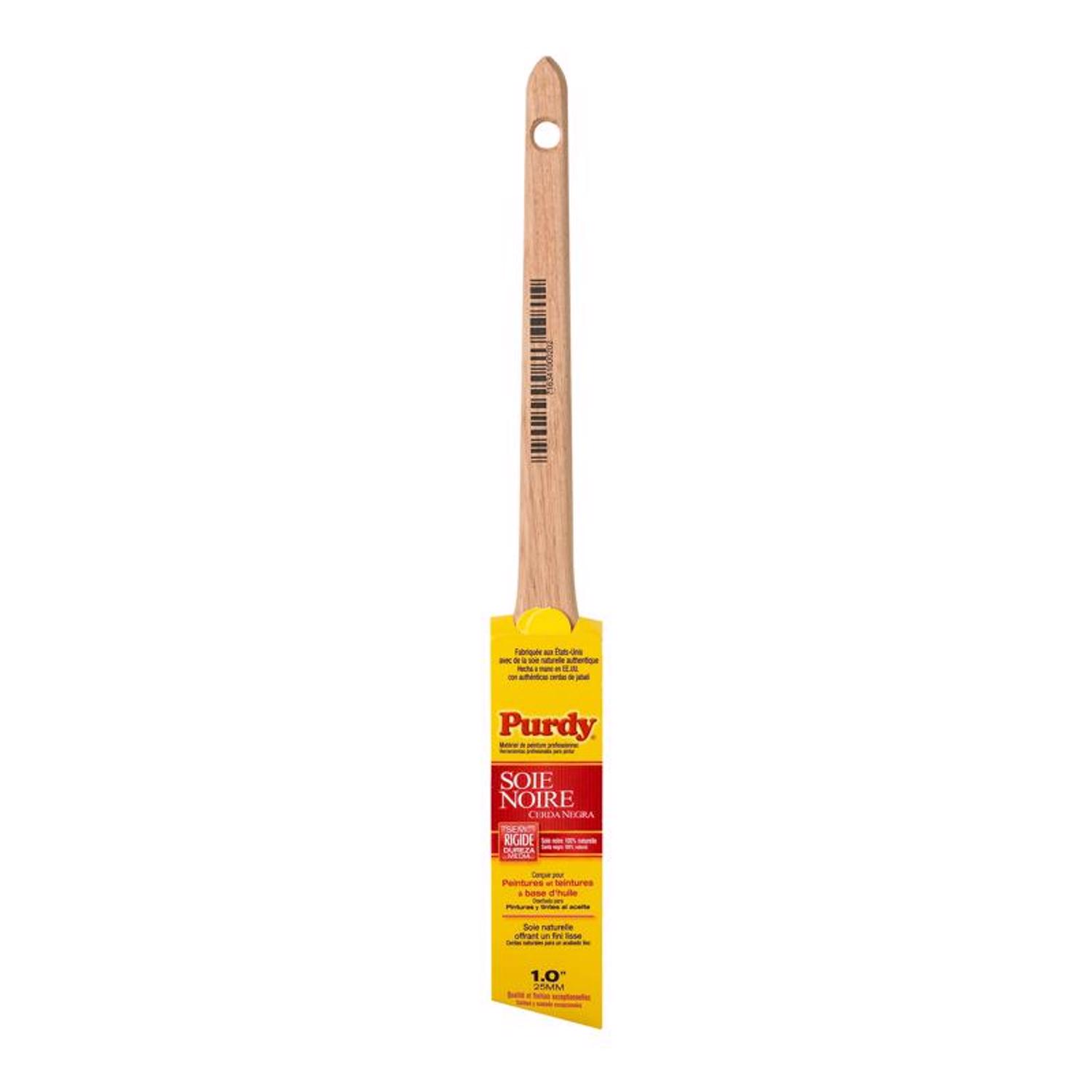 Purdy Black Bristle Adjutant 1 in. Medium Stiff Angle Trim Paint Brush