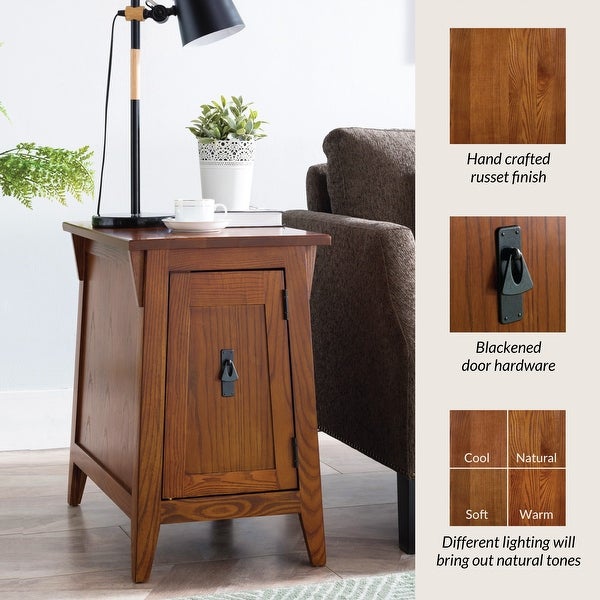 Leick Home Mission Cabinet End Table