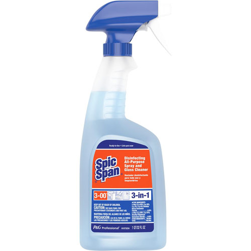 Procter and Gamble Spic and Span 3-in-1 Cleaner - Concentrate Liquid - 32 fl oz (1 quart) - Fresh Scent - 1 Bottle - Blue | PGC75353BT