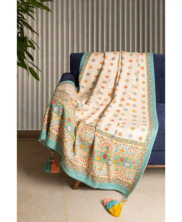 GAURI KOHLI Amanti Throw Blanket， 50X72