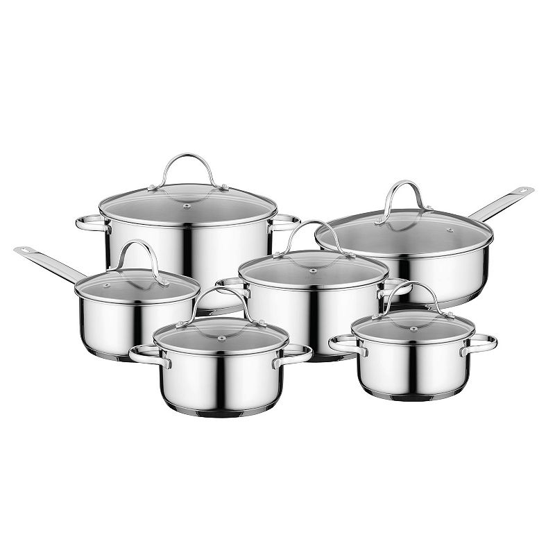 BergHOFF Comfort 12-pc. Stainless Steel Cookware Set