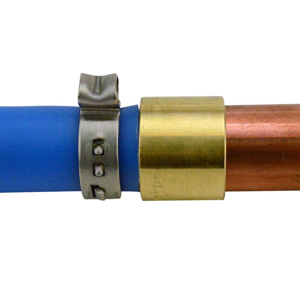 Apollo 12 in. Brass PEX-B Barb x 12 in. Female Copper Sweat Adapter APXFS1212