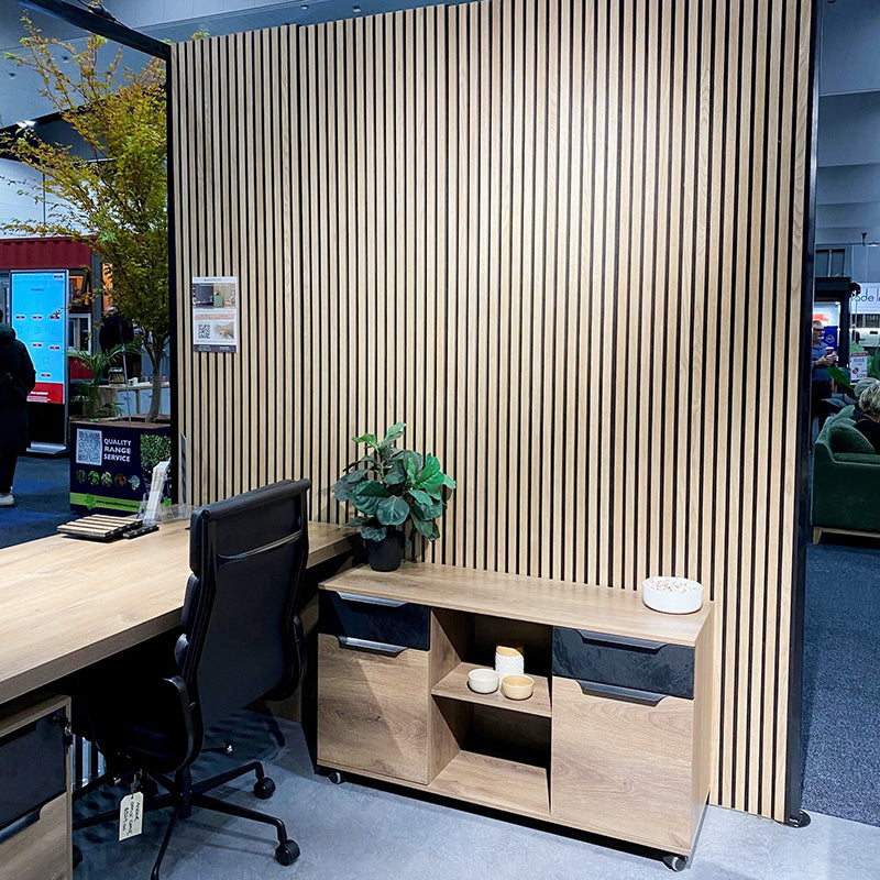 WOODFLEX Flexible Acoustic Wood Slat Wall Panel - Oak Veneer