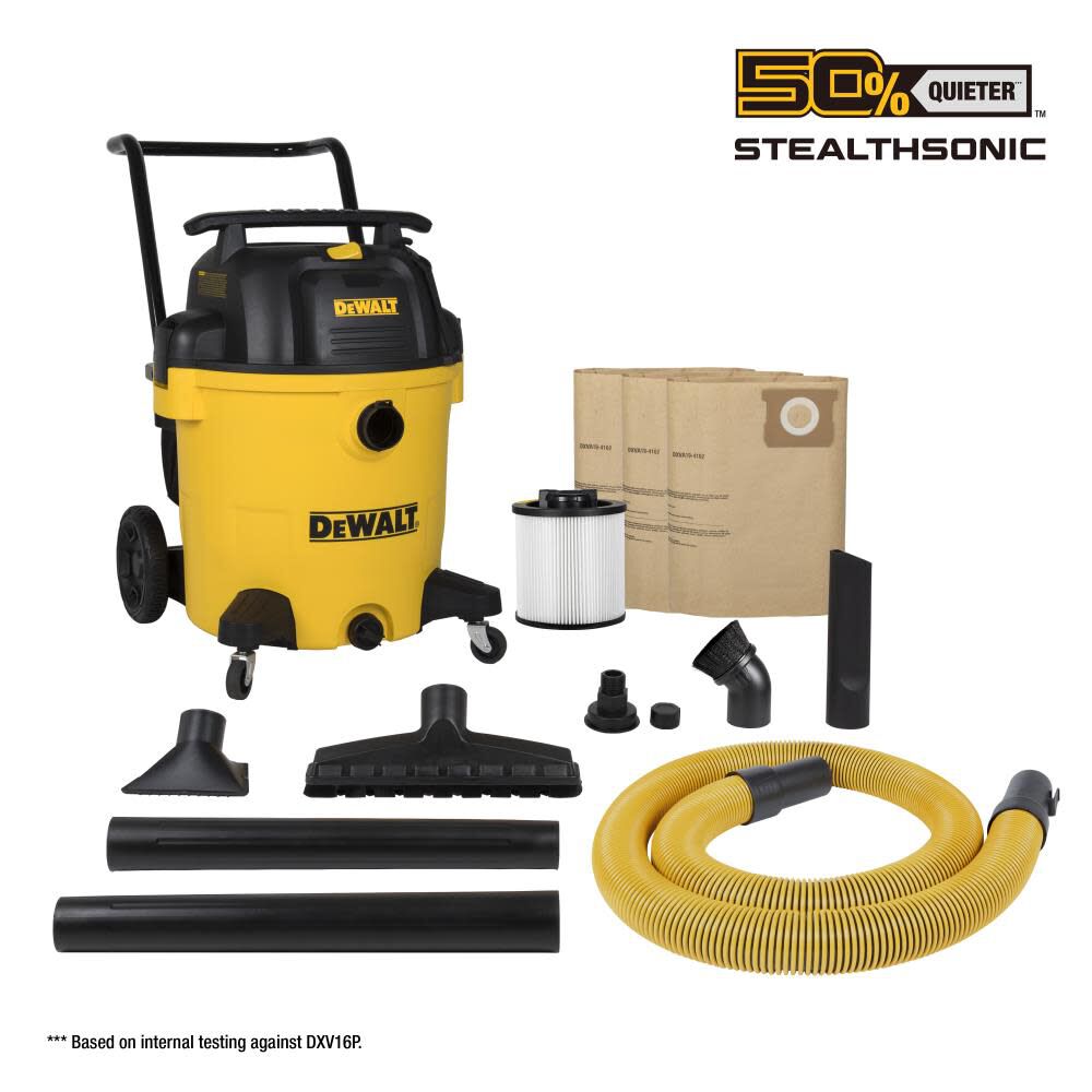 DEWALT 16 Gallon Stealth Sonic Wet/Dry Vacuum DXV16P-QTA from DEWALT