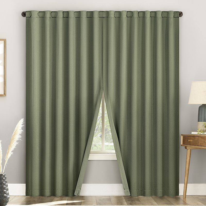 Sun Zero 2-pack Aria 100% Blackout Theater Grade Curtain Panel Pair