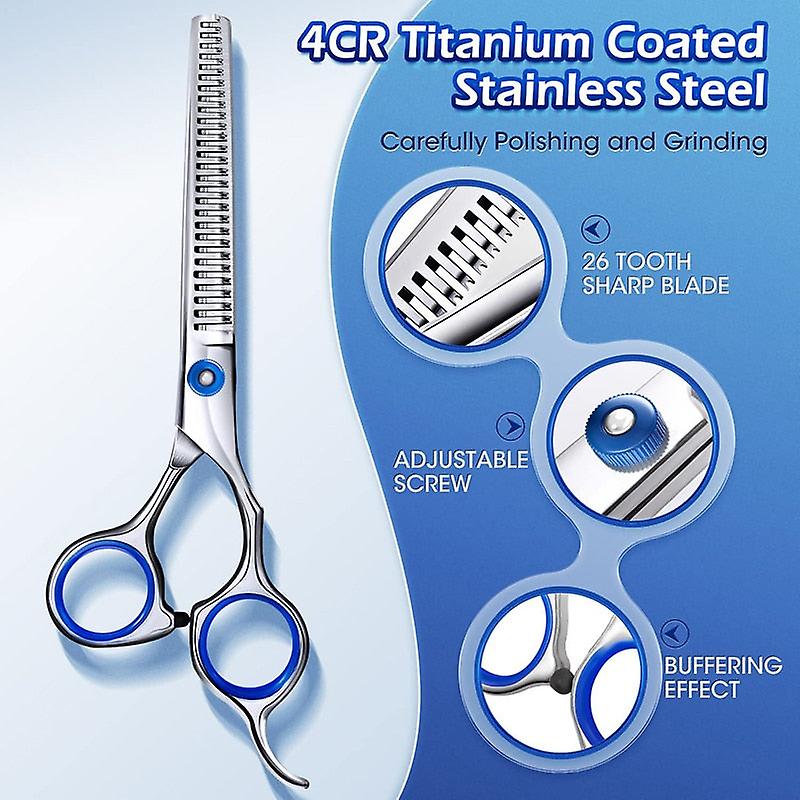 5 In 1 professional dog scissors kit