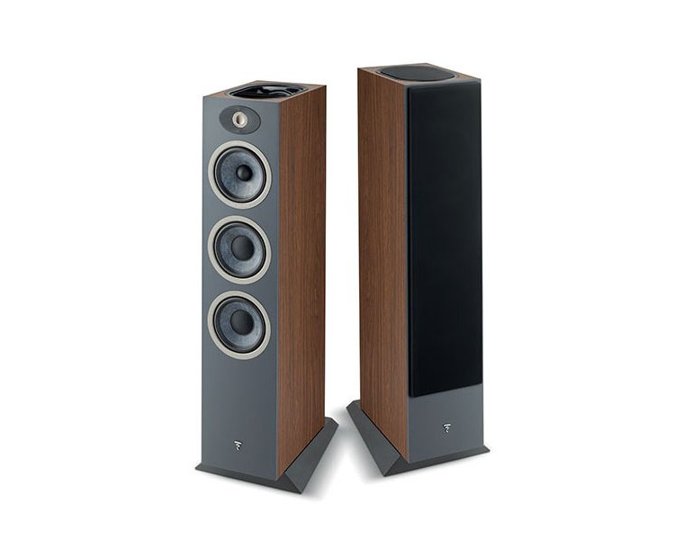 Focal Theva N3-D Dark Wood 3-Way Floorstanding Loudspeaker With Dolby Atmos (Each)