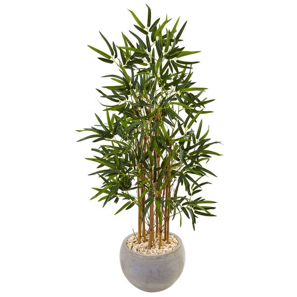 Nearly Natural 4foot Bamboo Tree in Sandcolored Bowl