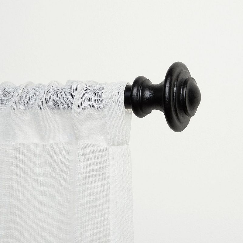 Exclusive Home Ozzi 1 Window Curtain Rod and Finial Set