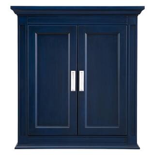 Home Decorators Collection Channing 26 in. W x 28 in. H Wall Cabinet in Royal Blue CGBW2628