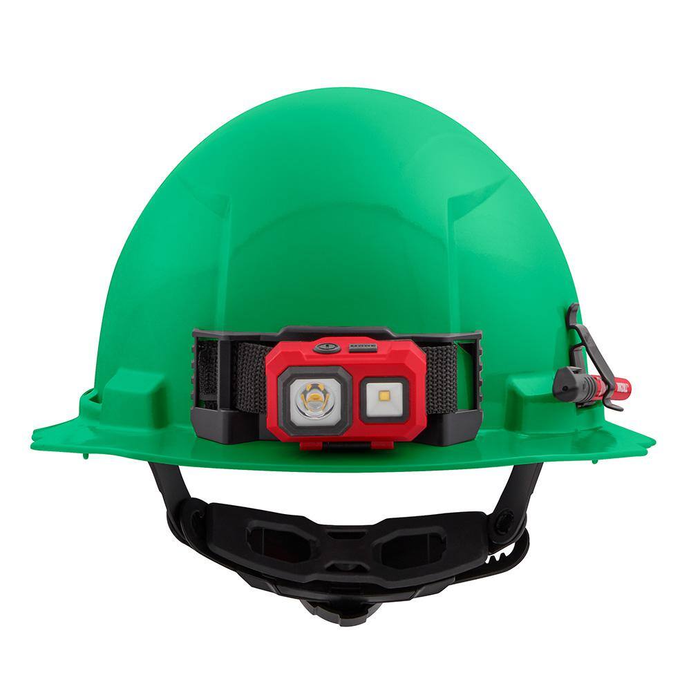 MW BOLT Green Type 1 Class E Full Brim Non-Vented Hard Hat with 6-Point Ratcheting Suspension (10-Pack) 48-73-1127X10