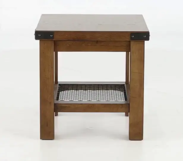 Hailee Rustic Brown End Table