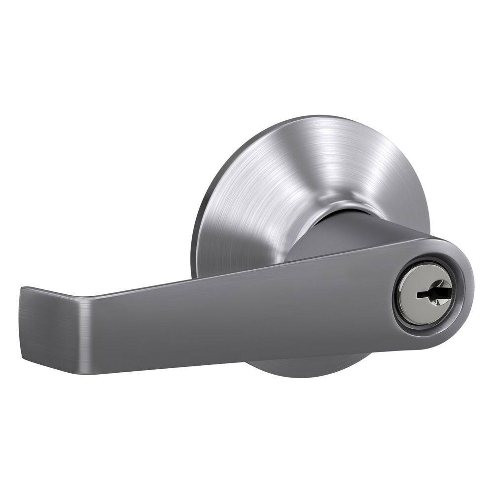 Schlage Elan Satin Chrome Light Commercial Storeroom Door Lever F80CS V ELA 626