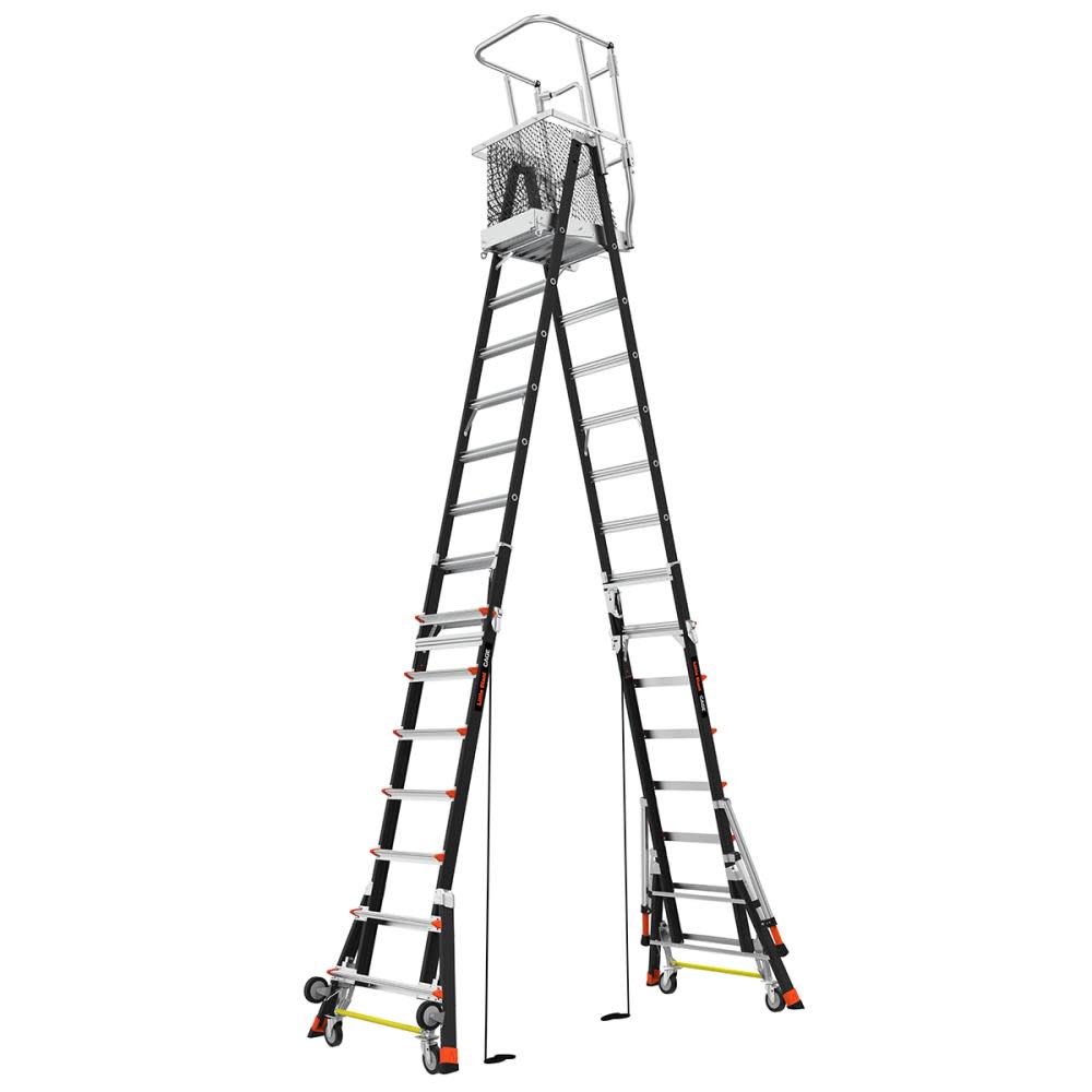 Little Giant Adjustable Safety Cage Type 1AA 8-14 Ft. ;