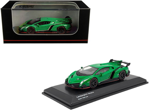 Kyosho KS07040A2  Lamborghini Veneno Green with Re...