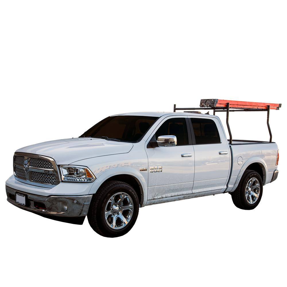 Buyers Products Company 500 lbs. Capacity Powder-Coated Steel Truck Rack in Black 1501550