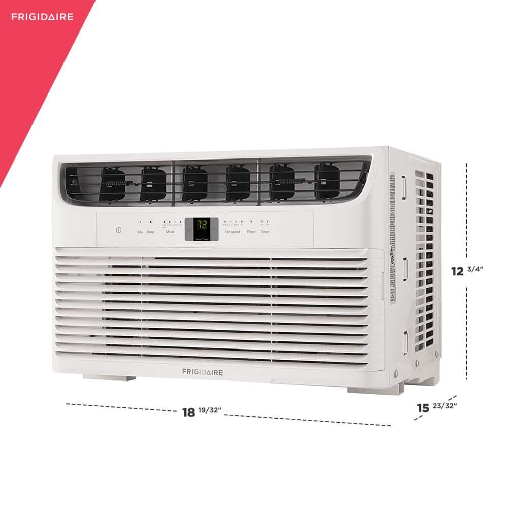 Frigidaire 6000 BTU WindowMounted Room Air Conditioner in White