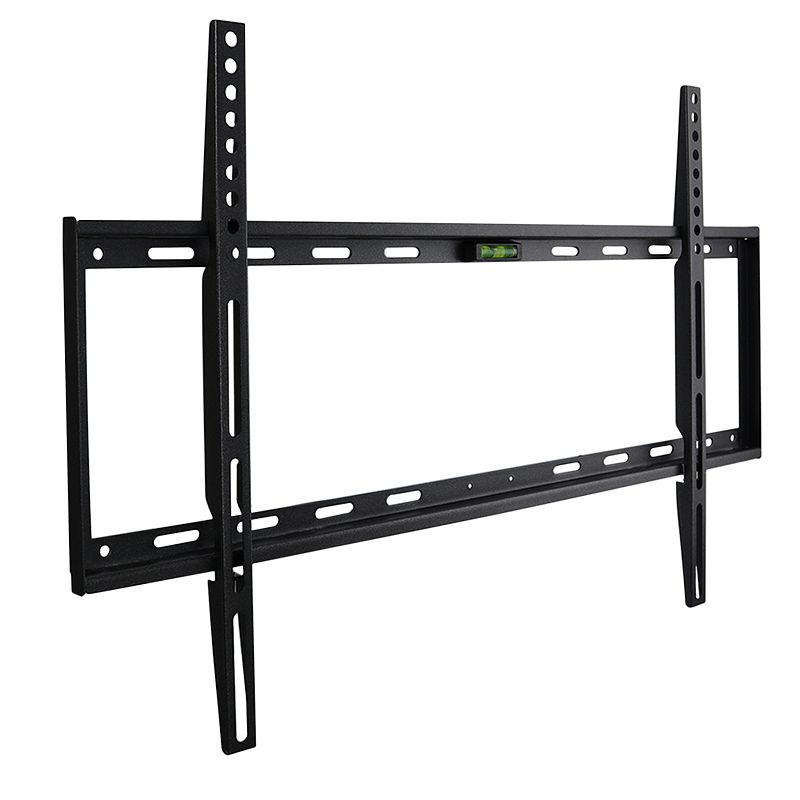 MegaMounts Fixed Wall Mount with Bubble Level for 32-70 Inch LCD， LED， and Plasma Screens