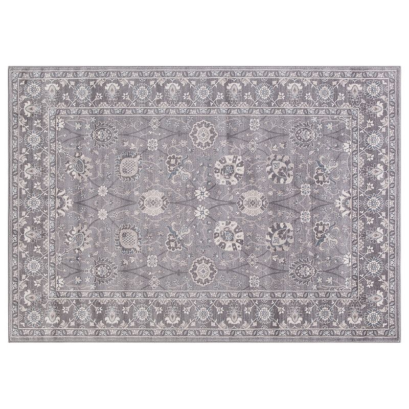 Concord Global Lara Vase Framed Floral Rug