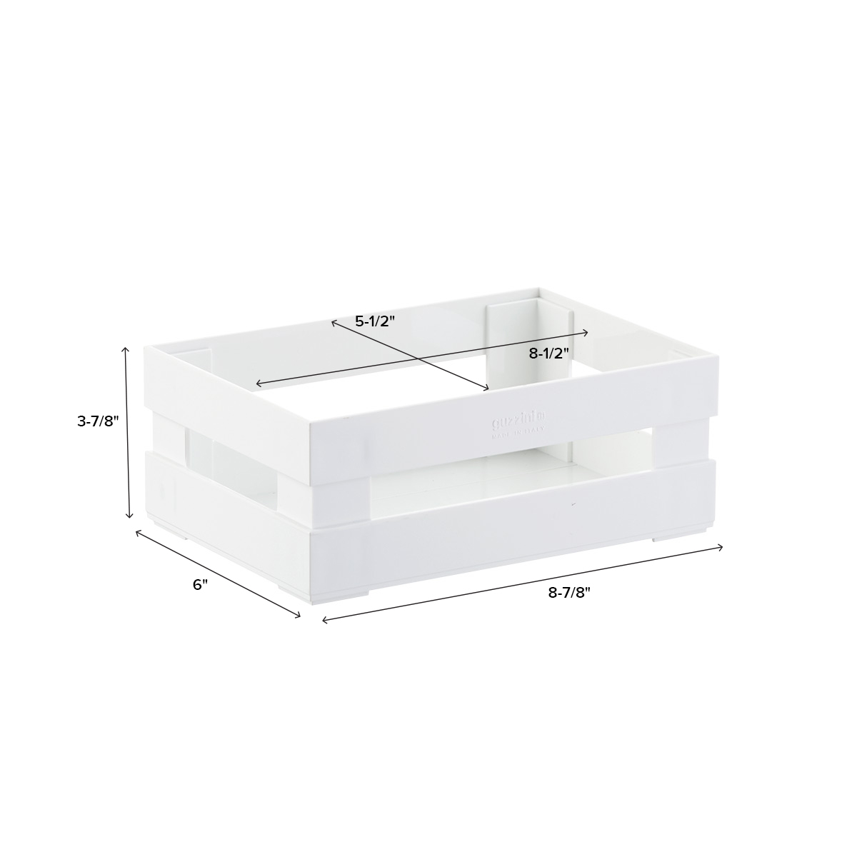 Guzzini White Italian Pantry Bins