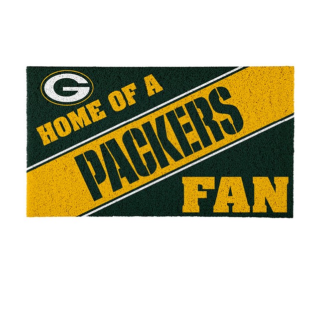 Evergreen Green Bay Packers Pvc Mat Color