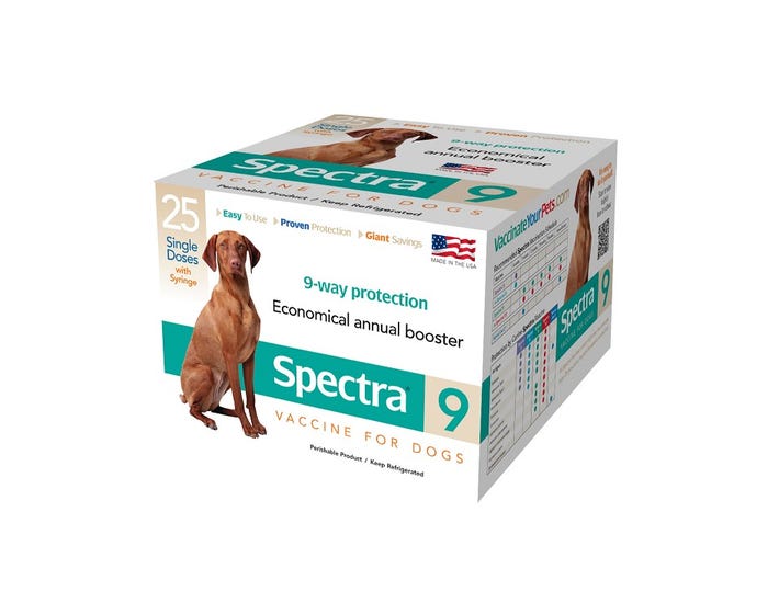 Durvet Canine Spectra 9， 1 Dose - 051968