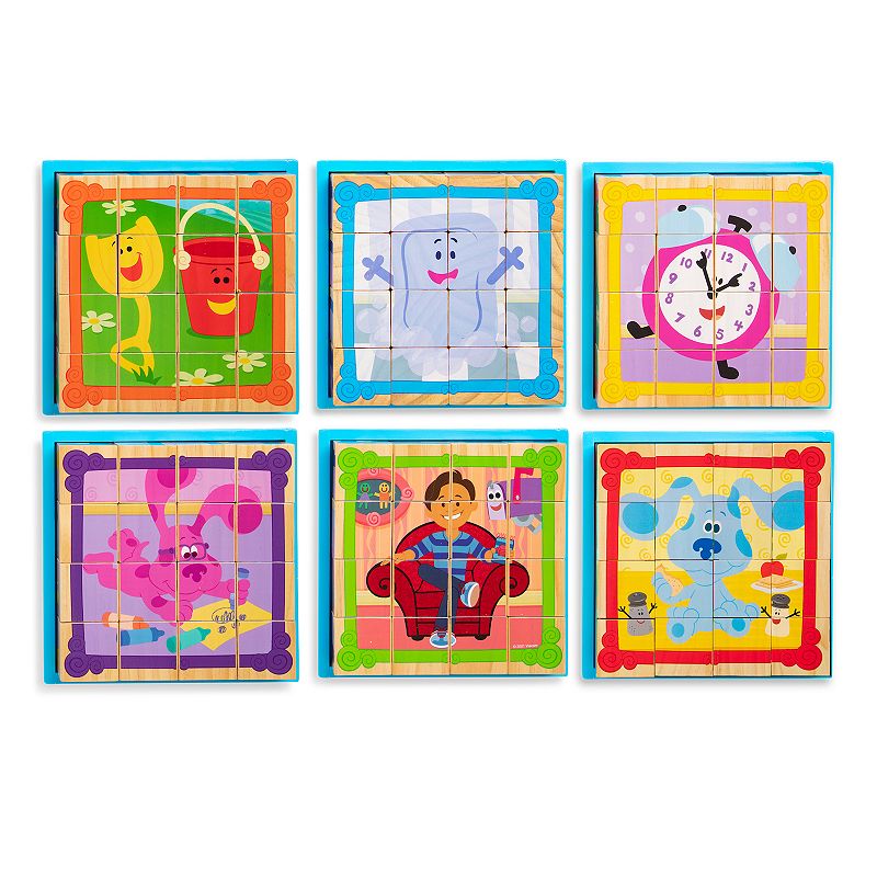 Melissa and Doug Blue's Clues and You Wooden Cube Puzzle