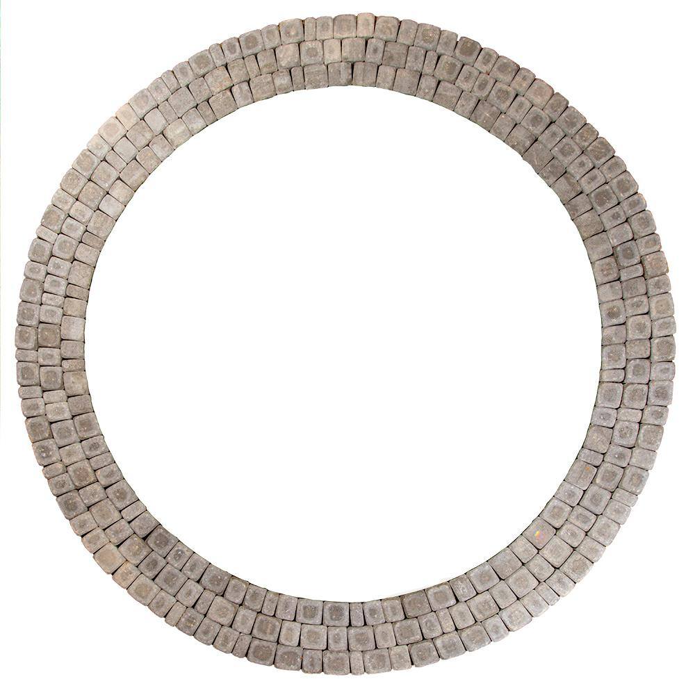 Mutual Materials 33.24 ft. x 1.375 ft. x 2.375 in. Summit Blend Old Dominion Paver Circle Expansion Kit (260 Pieces45.72 sq. ft.Pallet) PV060SRHPSBM