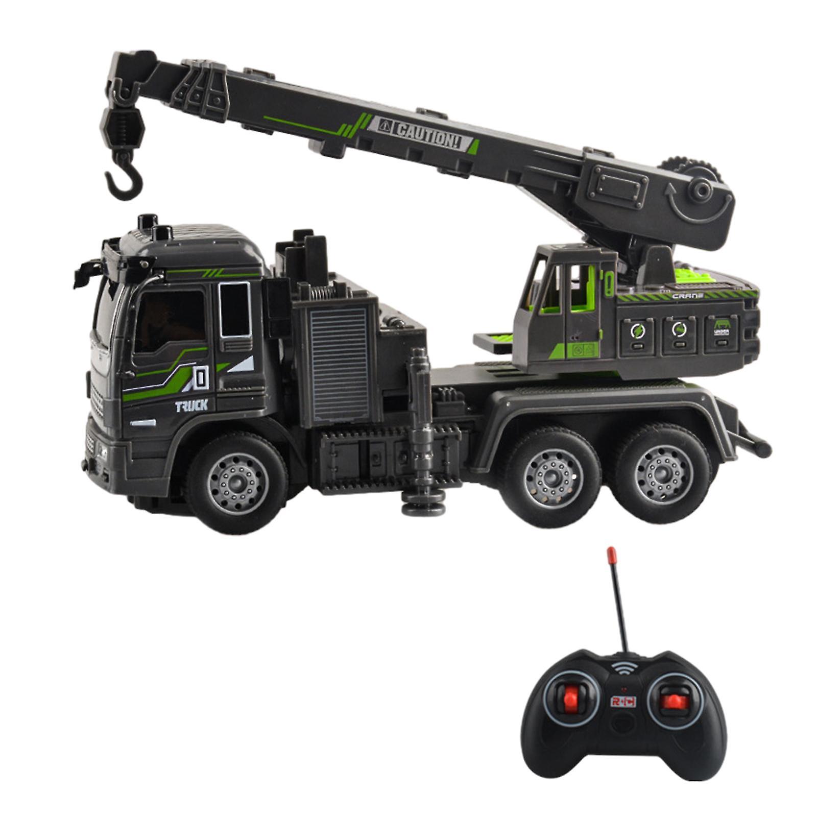 1:32 Rc Engineering Car Toy 6wd Electric Construction Model Toy Car For Kids Engineering Crane