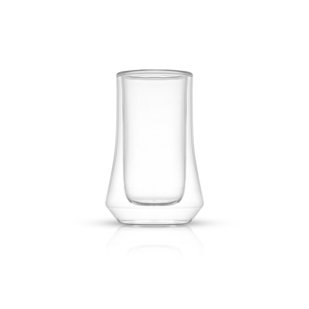 JoyJolt Cosmo Double Wall Shot Glasses   2 oz   Set of 4   2 oz