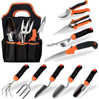 10-Piece Stainless Steel Garden Tool Set B09WCVSNVD