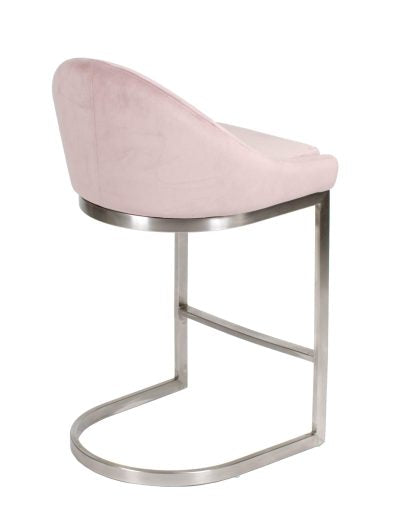 Ashley Stool in Blush Pink Seating