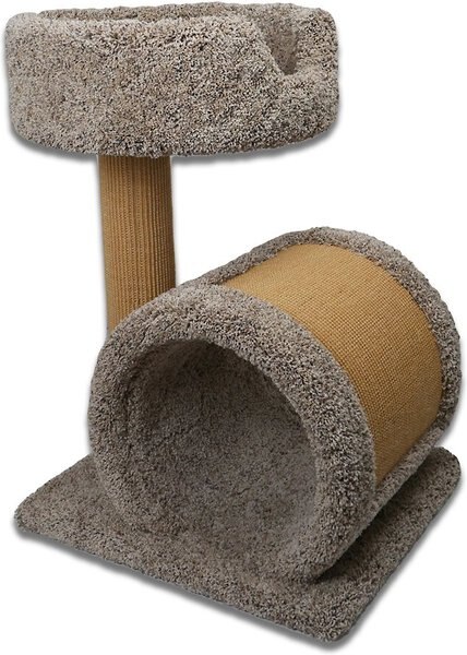 Royal Cat Boutique Cat Play Tunnel and Bed， Neutral