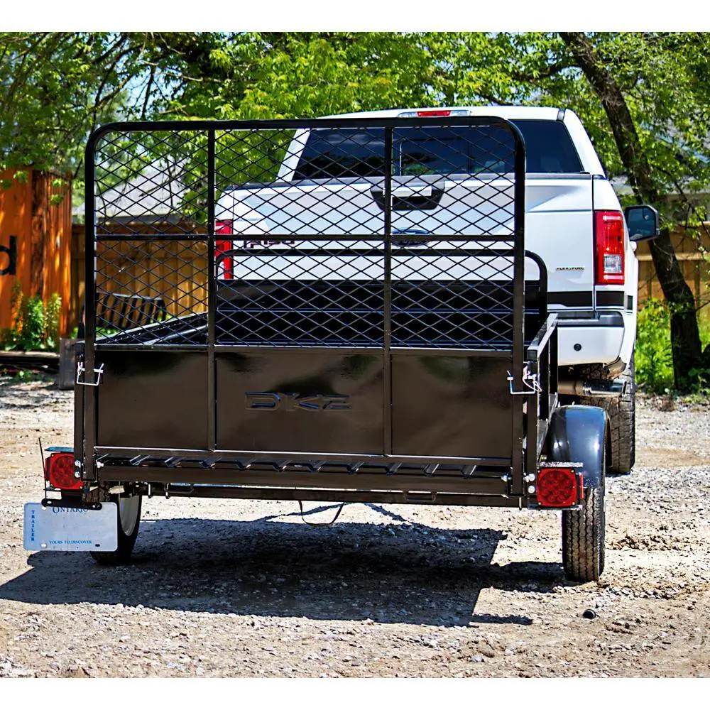 DK2 4.5 ft. x 7.5 ft. Single Axle Utility Trailer Kit with Drive-Up Gate MMT5X7-DUG