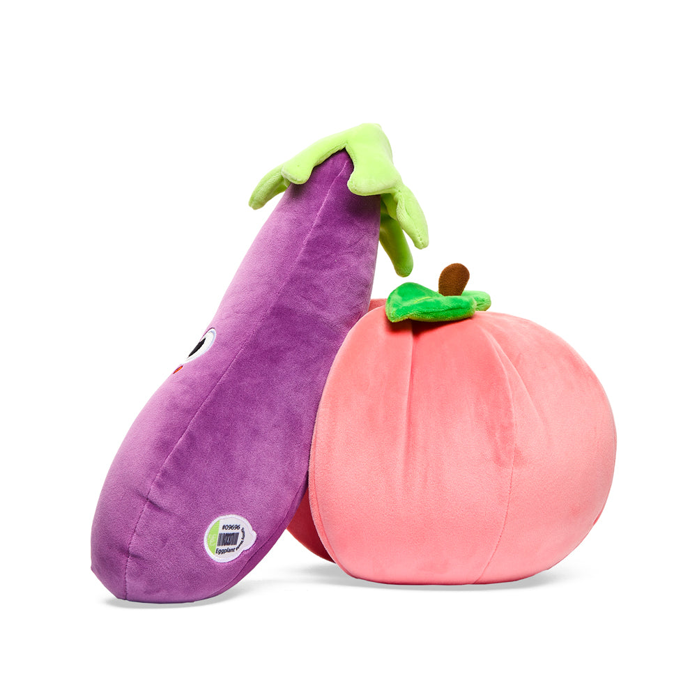 Yummy World Earnest Eggplant & Georgia Peach Plush 2-Pack