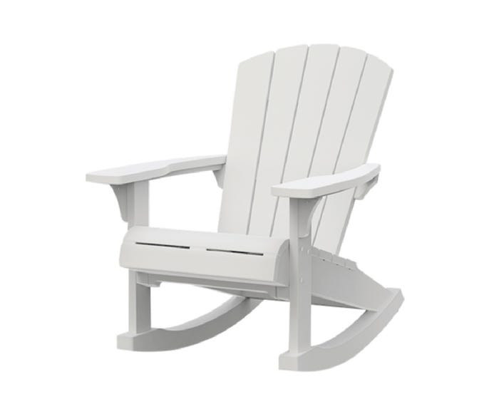 Keter® Adirondack Rocer， White - 251779