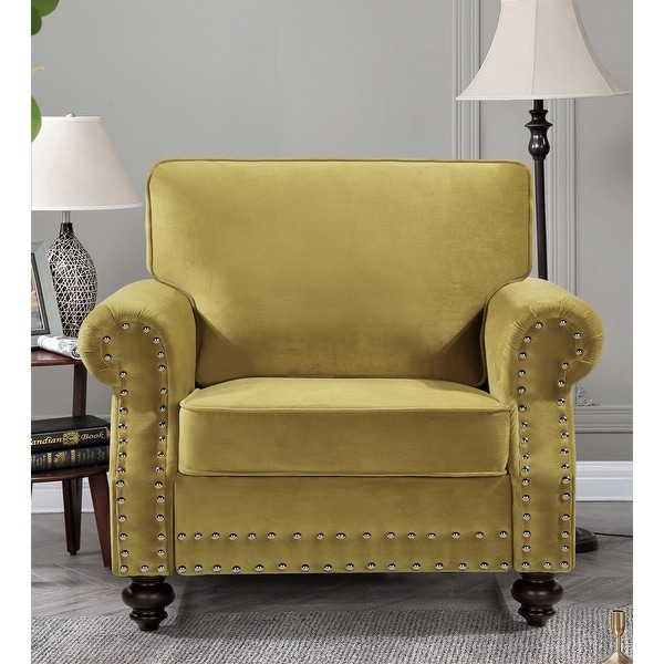 Ramos Nailhead Velvet Chair