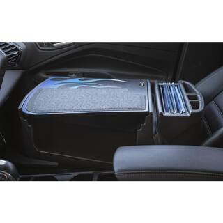 AutoExec Efficiency GripMaster Car Desk Blue Steel Flames AEGrip-02-BSF