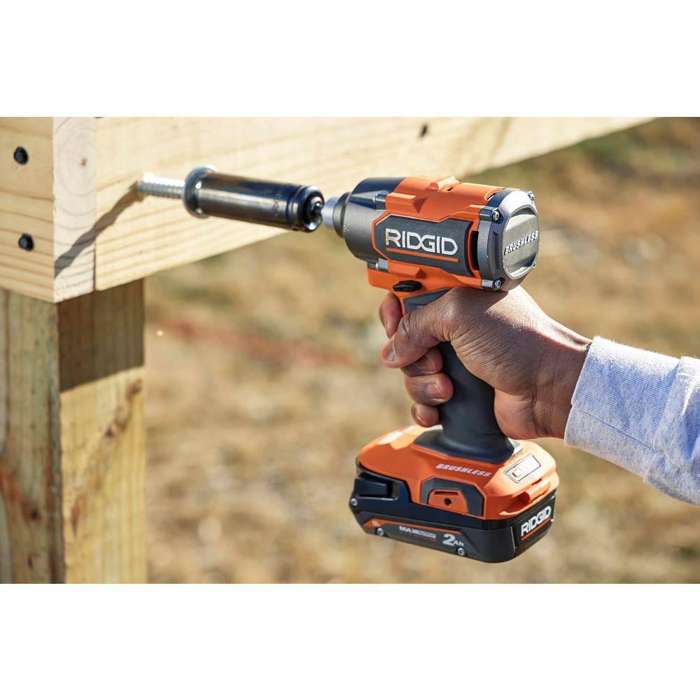 RIDGID 18V Brushless Cordless 3-Speed 14 in. Impact Driver (Tool Only) R862311B