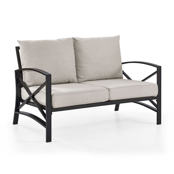 Kaplan Outdoor Metal Loveseat