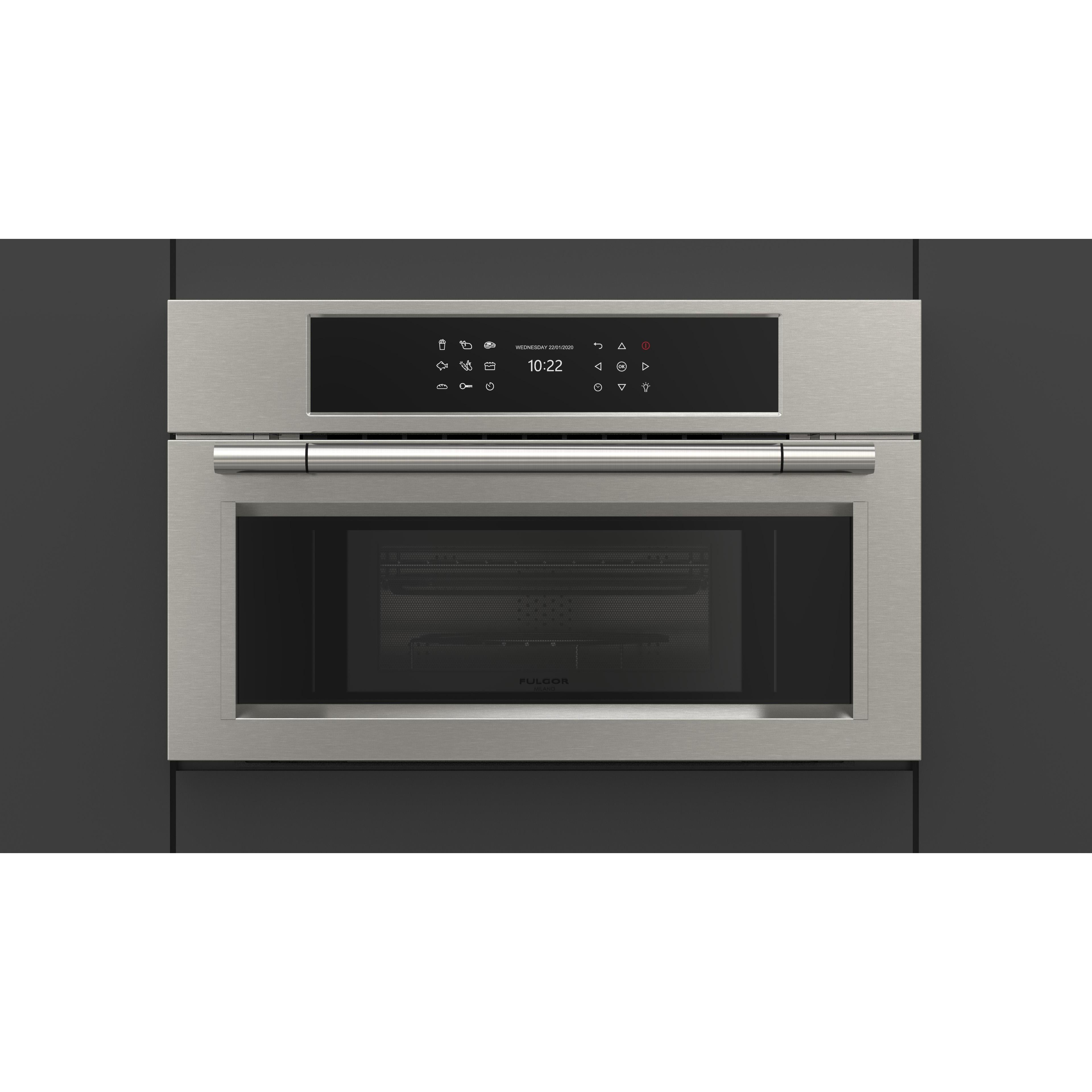 Fulgor Milano 30-inch, 1.2 cu.ft. Built-in Speed Oven with Convection Technology F6PSPD30S1