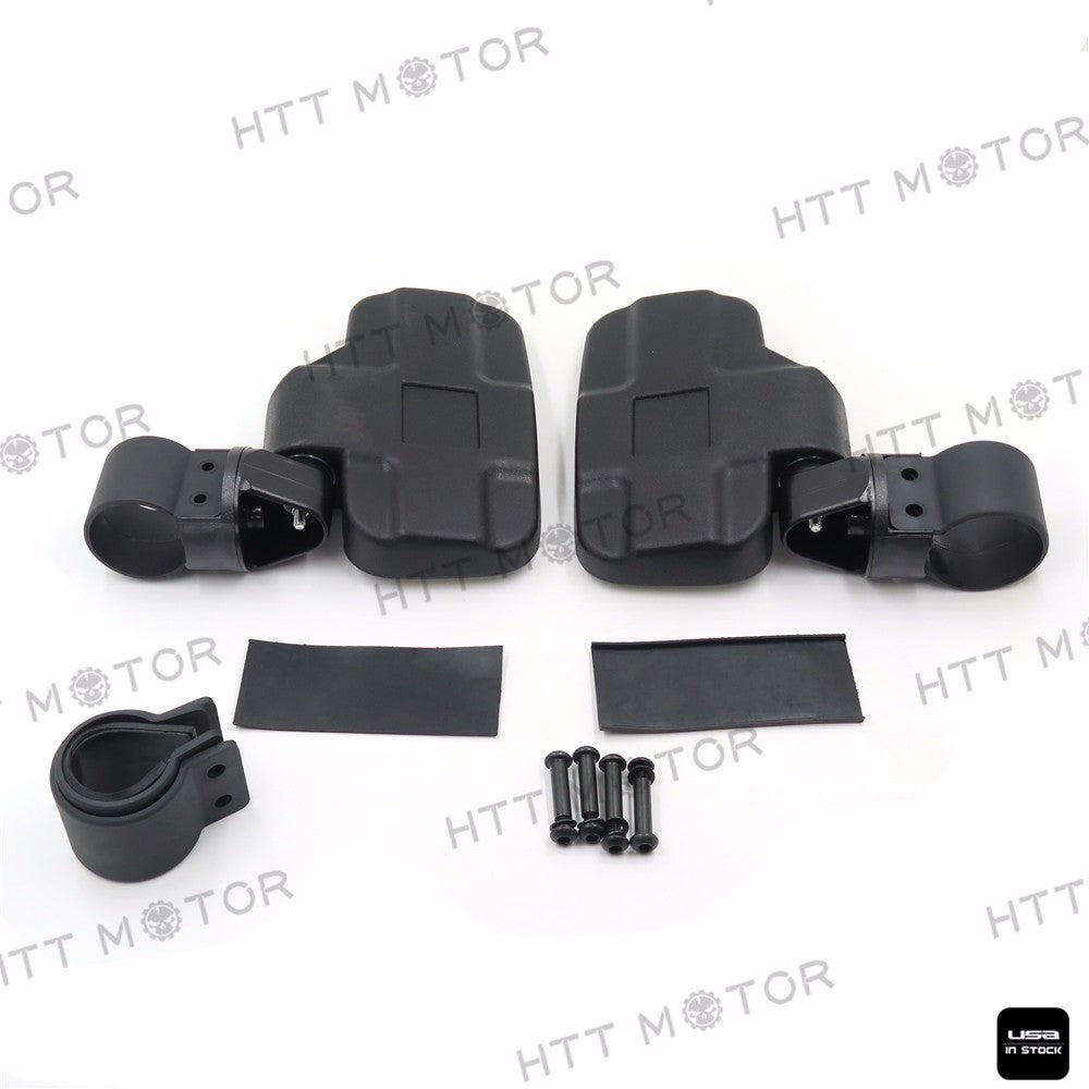 HTTMT- Side View Mirror Set for UTV Offroad High Impact Break-Away Large Wide View Race