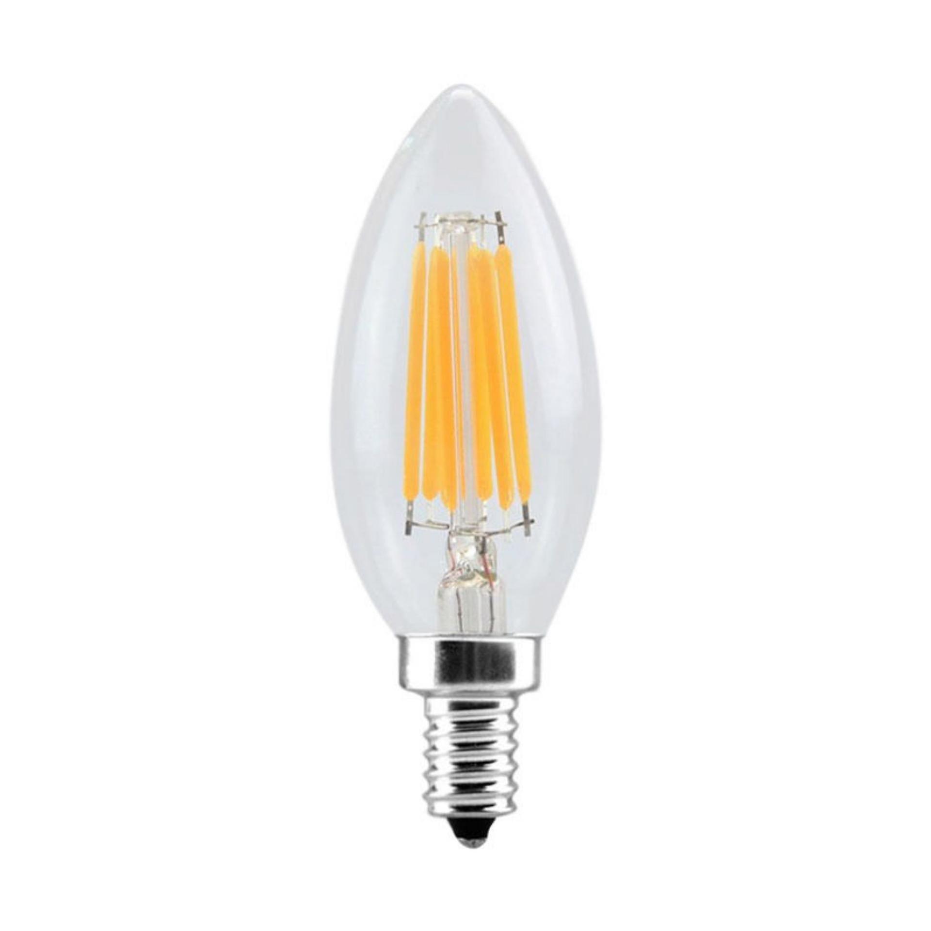 E14 4w Edison Cob ment Retro Led Light Candle/flame Bulb Lamp Chandelier