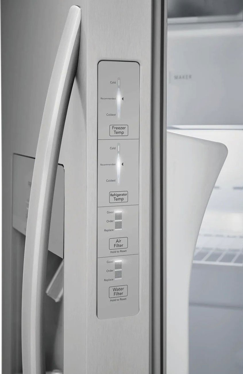 Frigidaire 25.6 Cu. Ft. Stainless Steel Side-By-Side Refrigerator