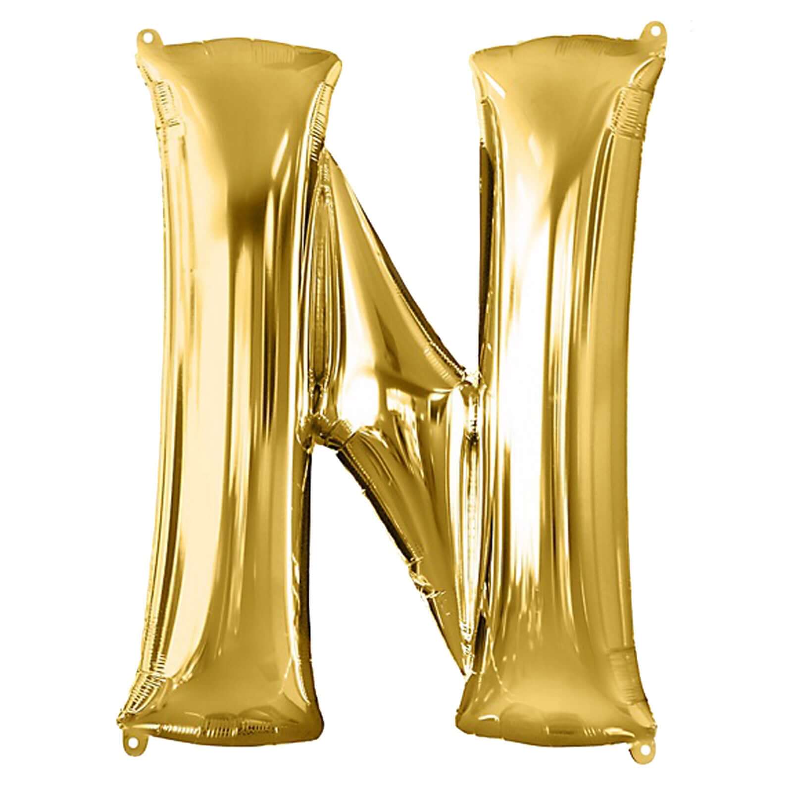 Shiny Metallic Gold Mylar Foil Helium/Air Number and Letter Balloons 40