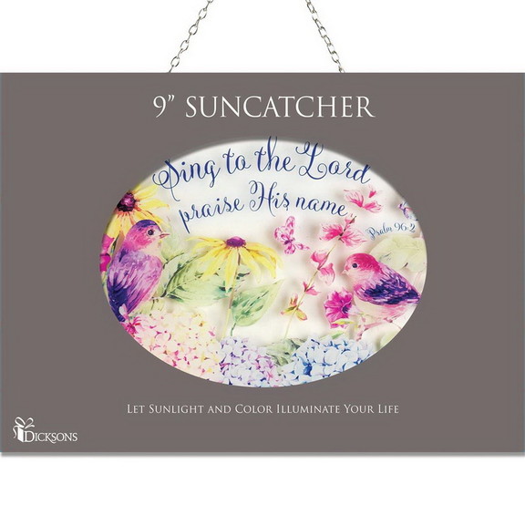 Dicksons SUNCG 1007 Oval Suncatcher Sing To Lord F...