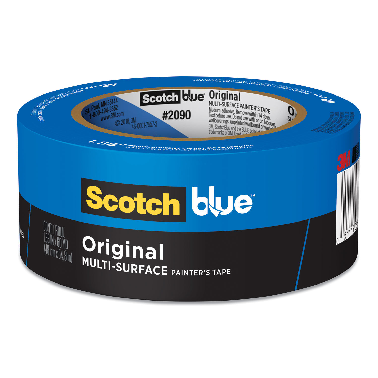 Original Multi-Surface Painter's Tape by ScotchBlueandtrade; MMM209048NC