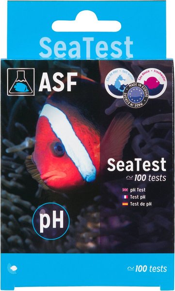 ASF SeaTest pH Fish Aquarium Water Test Kit， 100 count