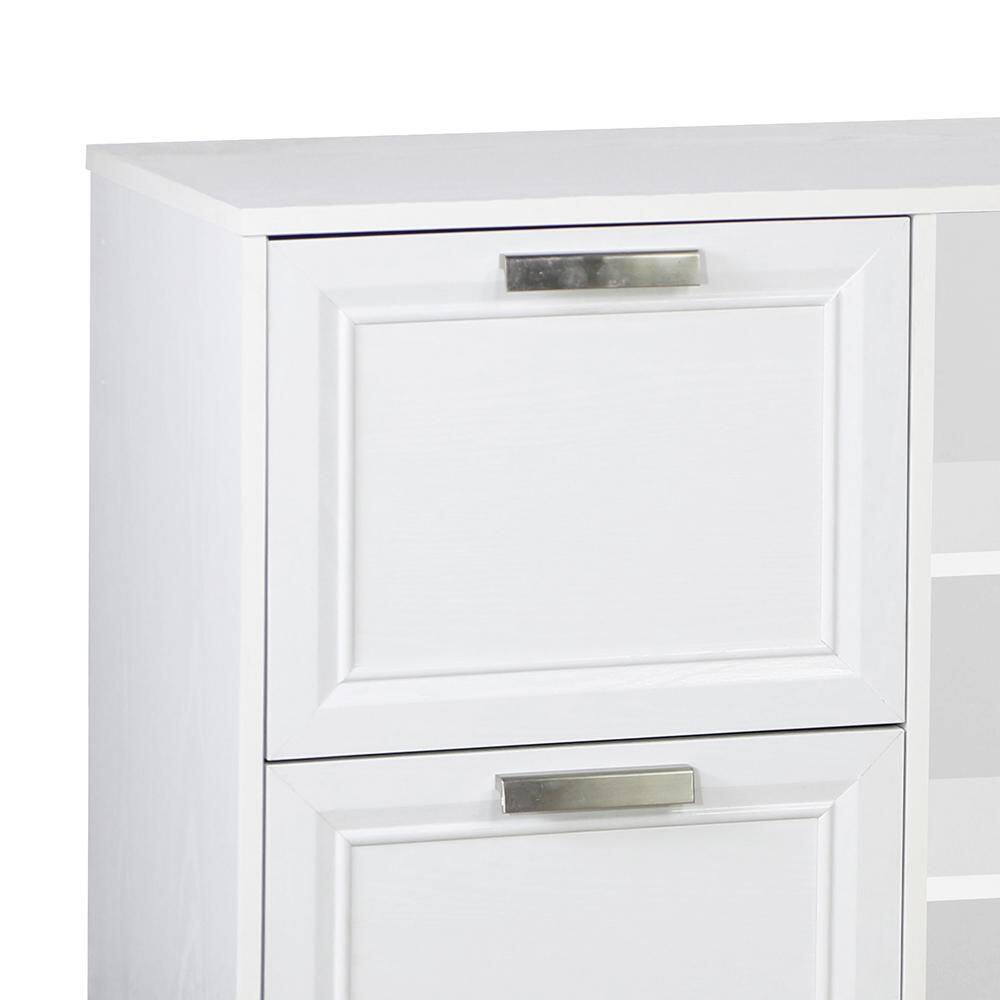 SAINT BIRCH Alaska White File Cabinet SBAK4934LFWW